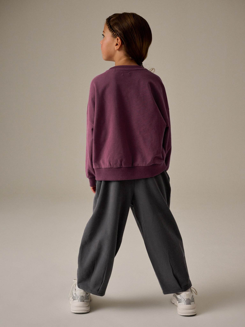 Толстовка и джоггеры в комплекте для девочки Next N94-708, Бордовый, Серый