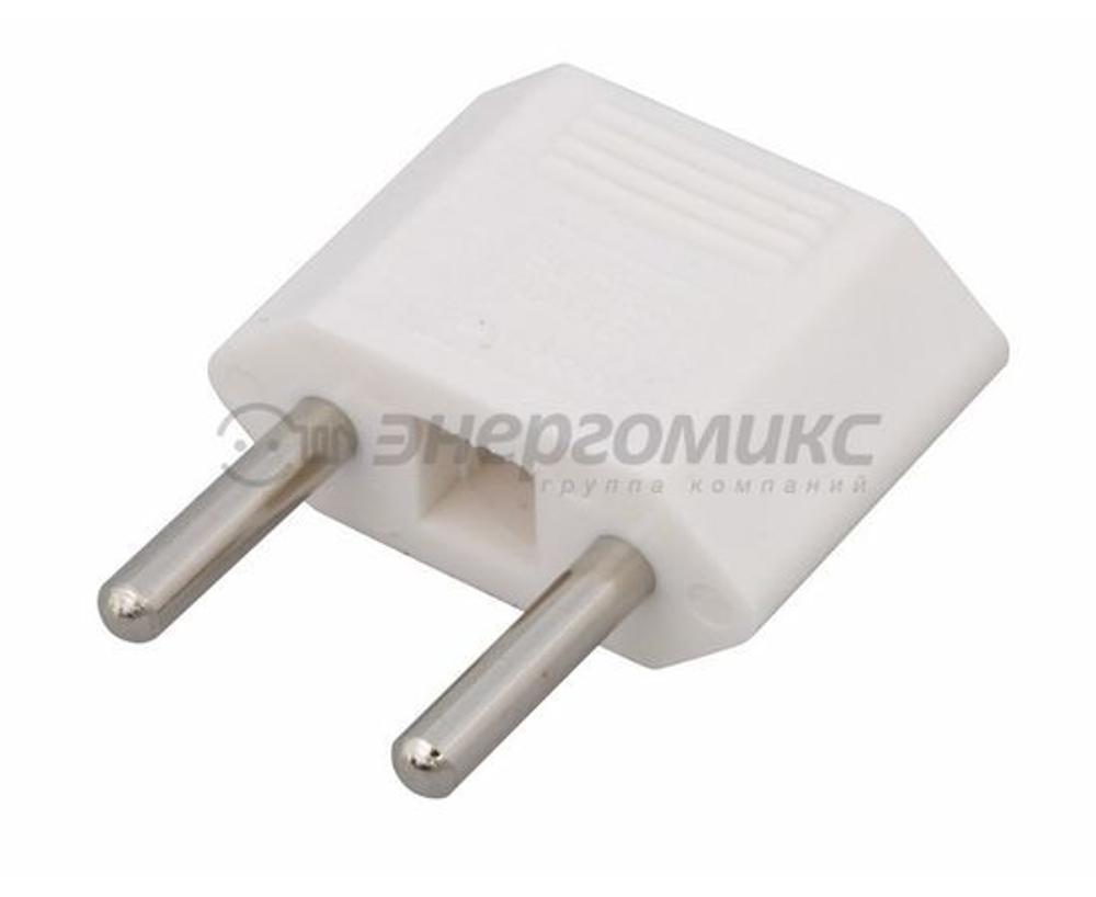 Сетевой плоский адаптер переходник REXANT 6А белый 11-1041-01