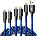Кабель Lightning X700 15см Blue Mizoo