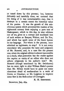 The poems of William Blake. comprising Songs of innocence and of experience, together with poetical sketches and some copyright poems not in any other edition | William Blake