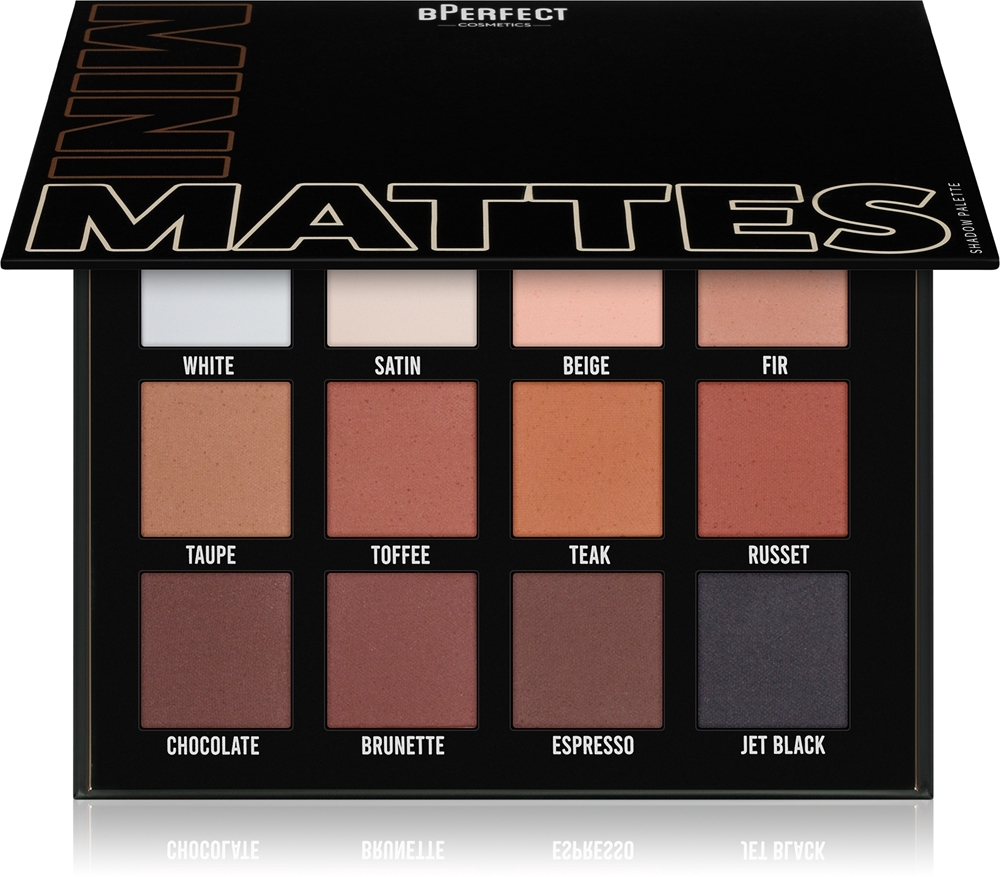BPerfect MiniMattes - палитра теней для век, 15,6 g