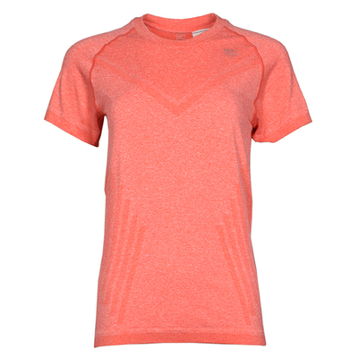 Женская теннисная футболка Wilson Power Seamless Crew W - hot coral