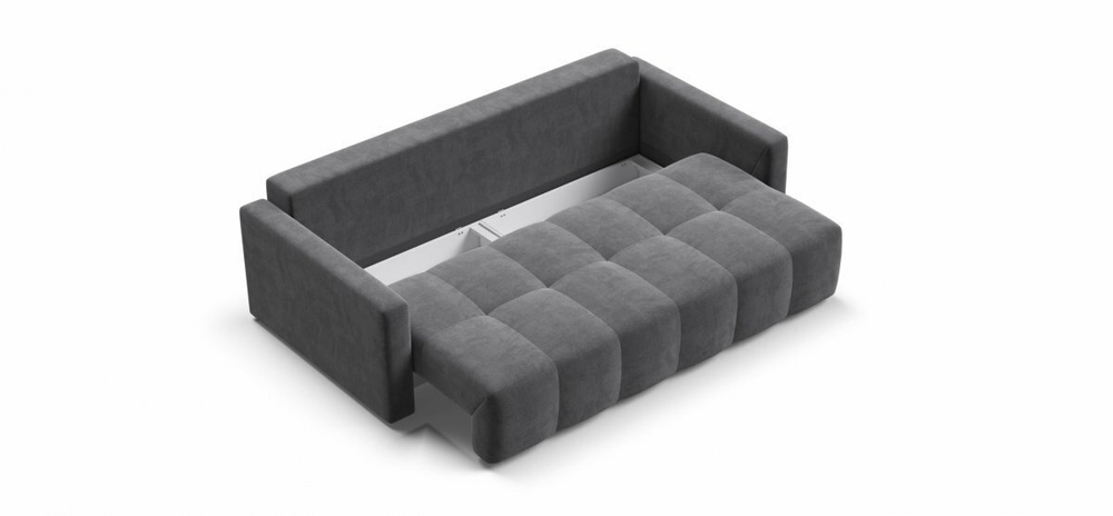 Диван Босс Тренд Велюр Монолит серый