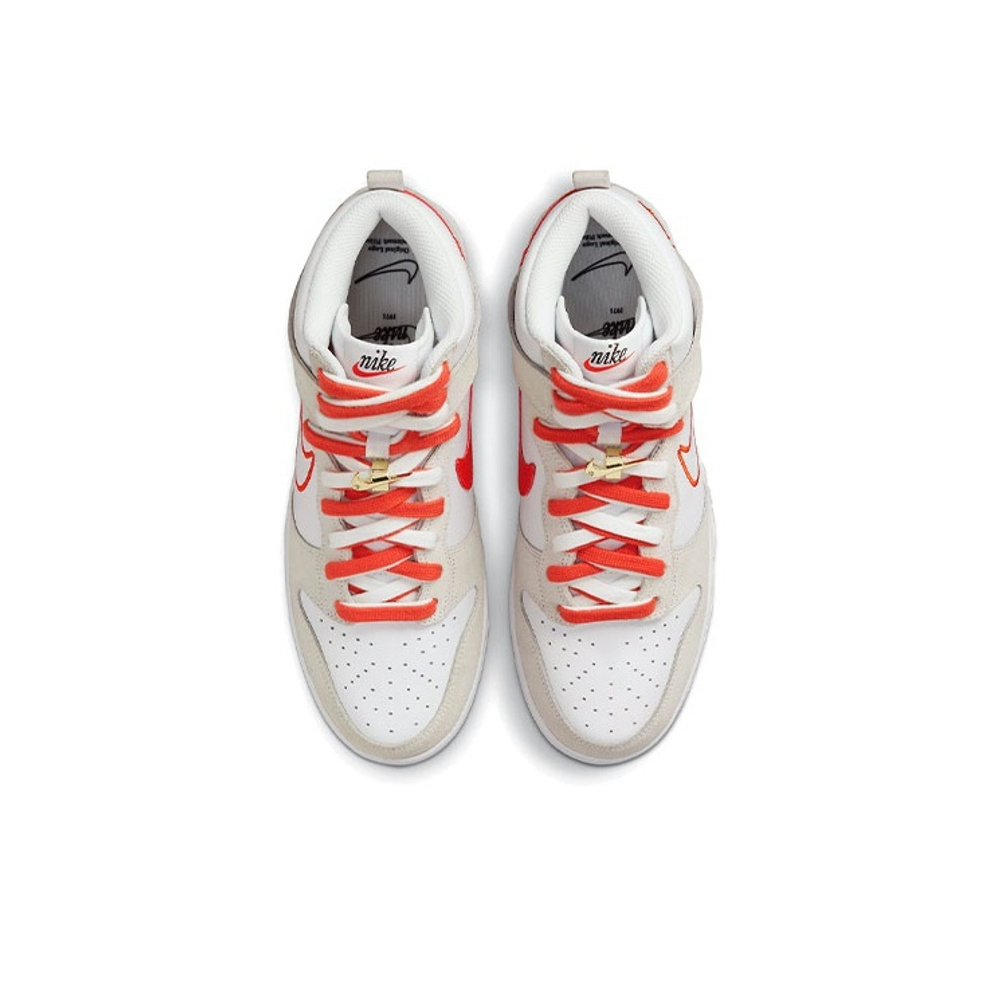 Кроссовки Nike Dunk High First Use Pack - White Orange