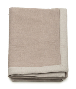 Плед 240x260 Blanc des Vosges Lima beige Франция