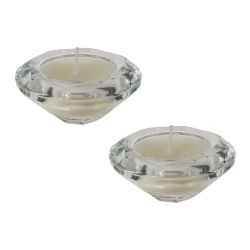 GAEM Набор из 2-х свечей в подсвечниках, D 4.5 см, L17,5 W7 H3 см