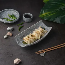 Блюдо прямоугольное 25*12*5,5 см Side Up4 Stone Untouched Taiga P.L. Proff Cuisine [1]