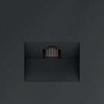 Розетка компьютерная встраиваемая VOLTUM S70 RJ45 кат.6, (графит)