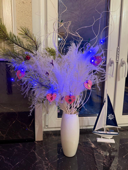 Новогодняя гирлянда своими руками "Новогодний венок"