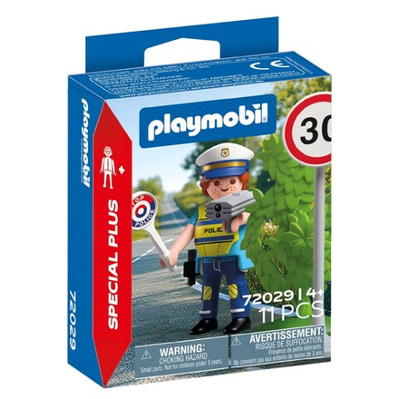 Игровая фигурка Playmobil 72029 «Полицейский с радаром» 72029