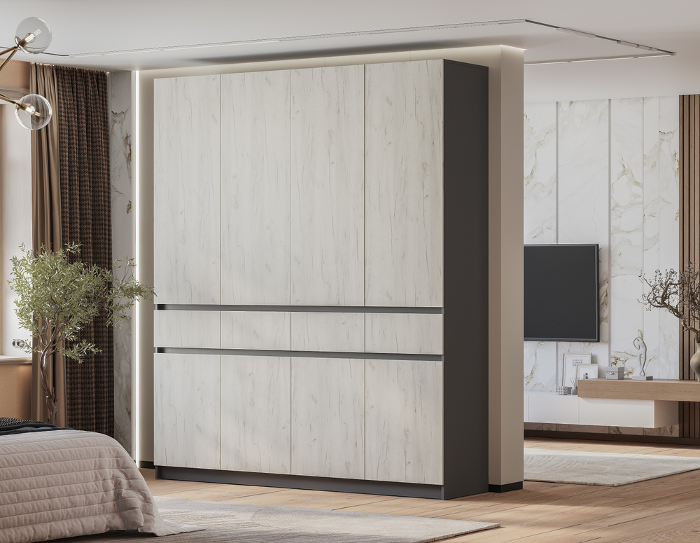 Шкаф 4-х створчатый Багира ШК-13