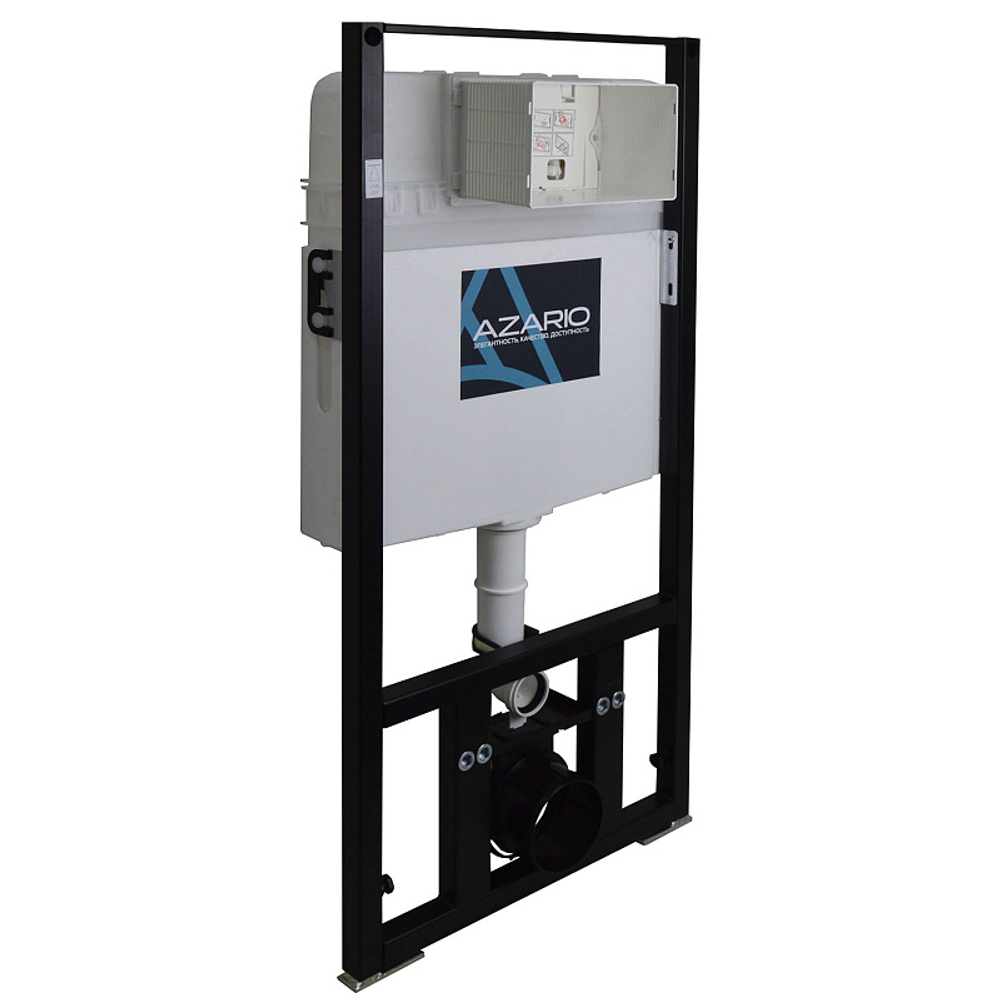 Сет AZARIO инсталляция + Унитаз подвесной PROJECT в комплекте с быстросъемным сиденьем микролифт (AZ-8010-1000+PR1100N)