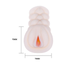 Рифленый мастурбатор-вагина