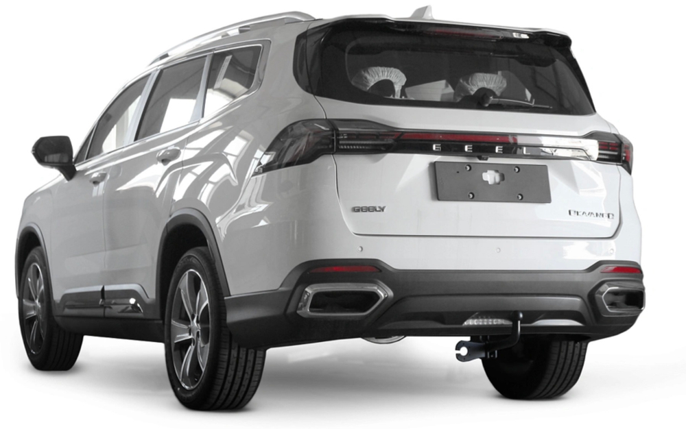 Фаркоп с электрикой Smart для Geely Okavango 2024-, шар А, 750/50 кг, F.1916.001, Berg (паспорт, сертификат)