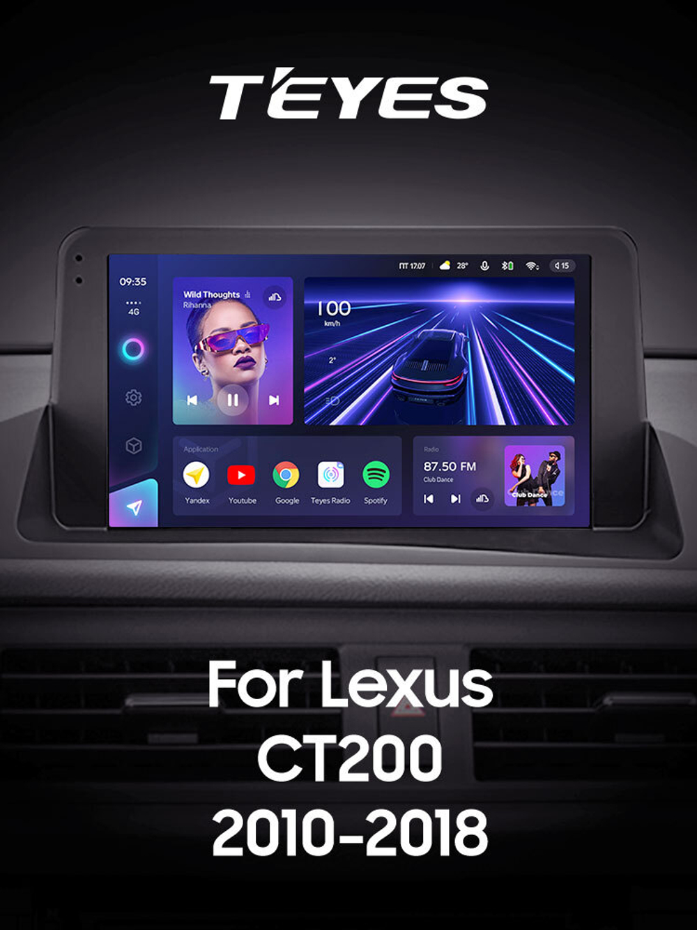 Teyes CC3 9" для Lexus CT 200 2010-2018
