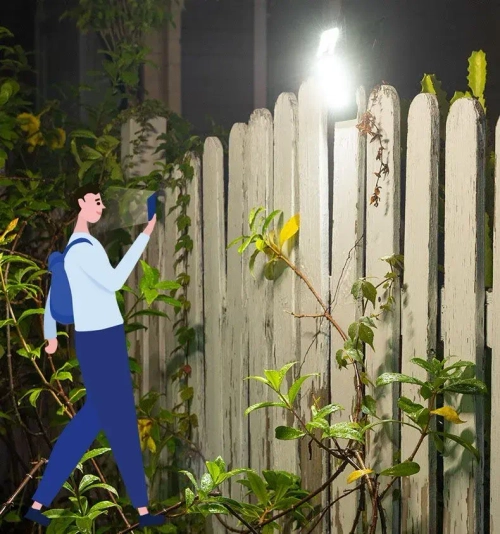 Светильник 48 св., холодный, с USB и датчиком