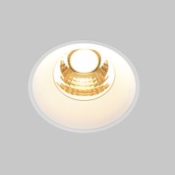 Светильник встраиваемый светодиодный Maytoni Round DL058-7W2.7K-TRS-W