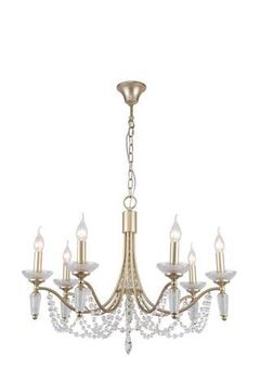 Люстра подвесная FR2009PL-07G золото Zoe Freya