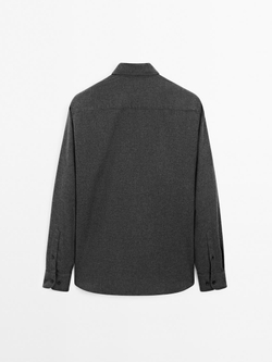 Massimo Dutti Рубашка из 100% хлопка, маренго