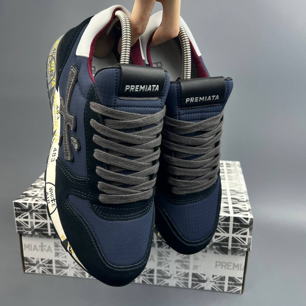 Кроссовки Premiata GoreTex ТЕРМО #369 (син.)