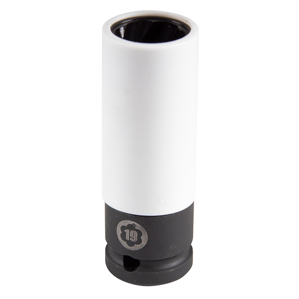 AFFIX (AF10931019) Головка для поврежденного крепежа глубокая 1/2", 19 мм, тонкостенная, пластиковая защита