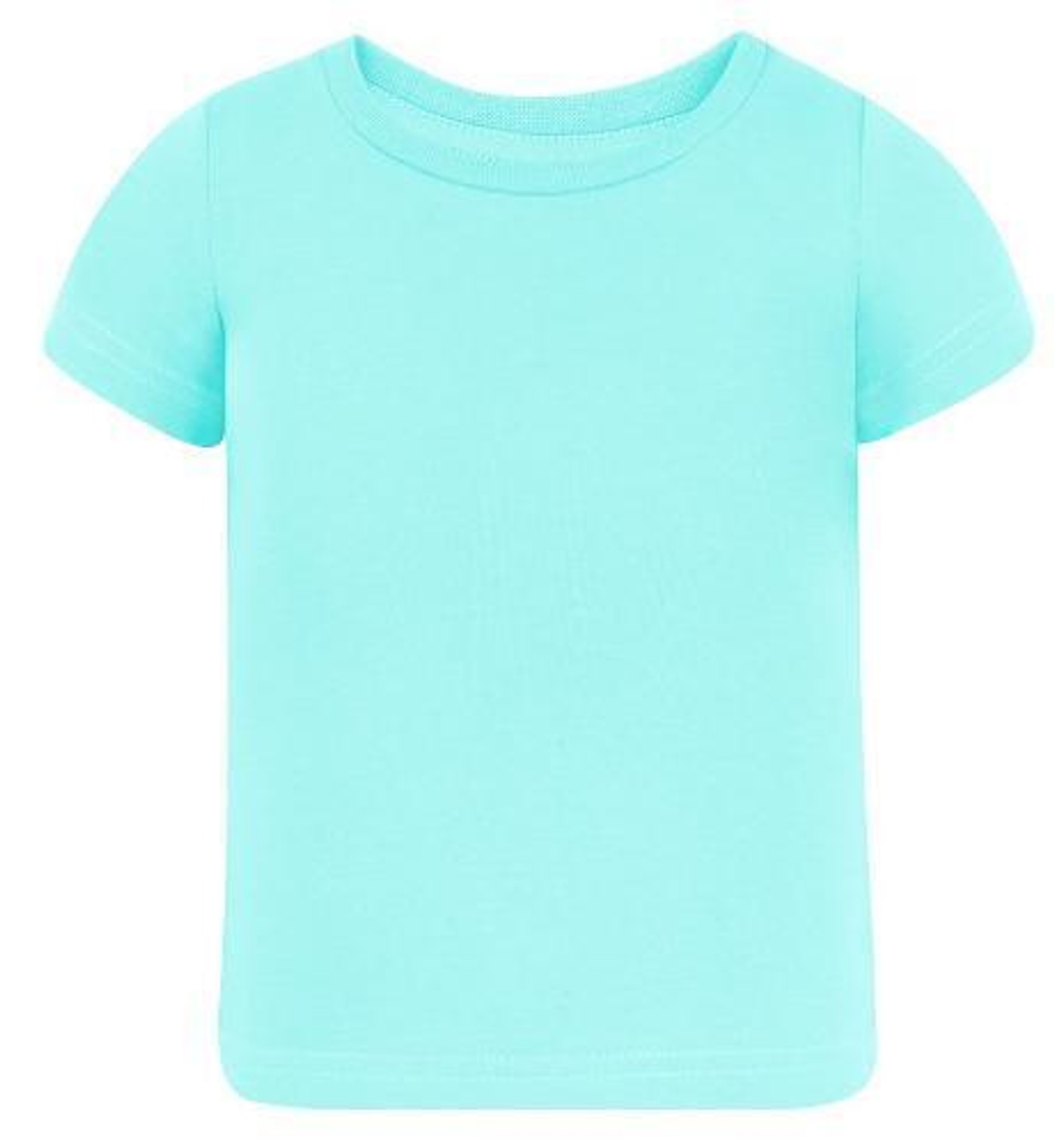 Футболка для девочки супрем мятный р.86, 1 шт.