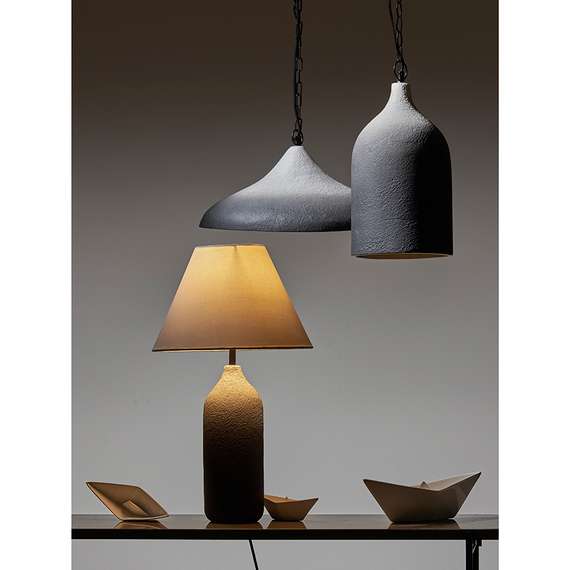 Светильник подвесной Sustainable, Ø44х19 см, черный/белый