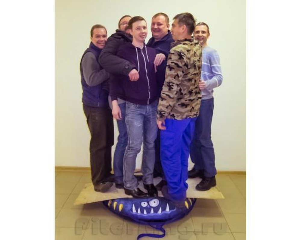 Ватрушка (тюбинг) Митек Тропик синяя 95 см