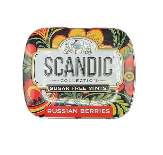 Конфеты SCANDIC без сахара со вкусом &quot;Черника-облепиха&quot; (18шт)