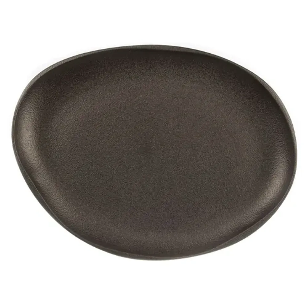 Блюдо овальное 33*25 см h2,7 см Smooth Black Raw Stellar P.L. Proff Cuisine [1]