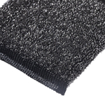 Губка-скрабер 11×10×1,5 см, поролон + металлическая оплетка КОМПЛЕКТ 2 штуки, посуда, уборка, LAIMA, 700058