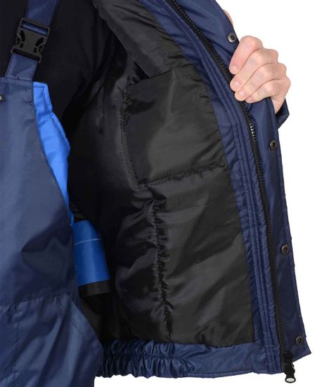 Костюм зимний "Сириус-Орбита" полукомбинезон (синий/василек)