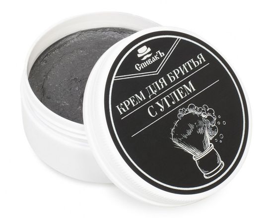 Крем для бритья СпивакЪ, "С углём"