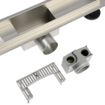 Душевой трап под плитку (сухой+гидрозатвор) 70*400 TIM