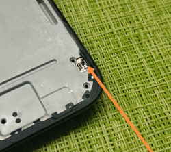 Honor X7c (ALT-LX1) - рамка дисплея (корпус дисплея) (ORIG)