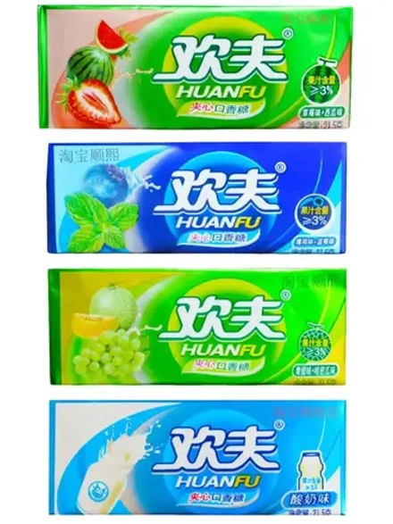 Жевательная резинка с начинкой Ассорти вкусов 21,5 г * 40 шт