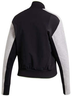 Женская Кофта теннисная Adidas NY Womens V.City Jacket - черный