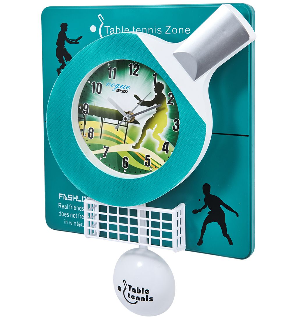 CL-42/1 Часы «Теннисная ракетка» зеленый