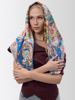 Платок «Шедевры русских эмальеров»