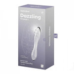 Стеклянный фаллоимитатор Satisfyer Dazzling Crystal (18,2×3,6 см) прозрачный