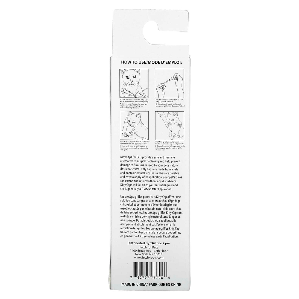 Kitty Caps, Набор колпачков для ногтей, средний, весенний зеленый с блестками, ультрафиолетовый, 44 шт.