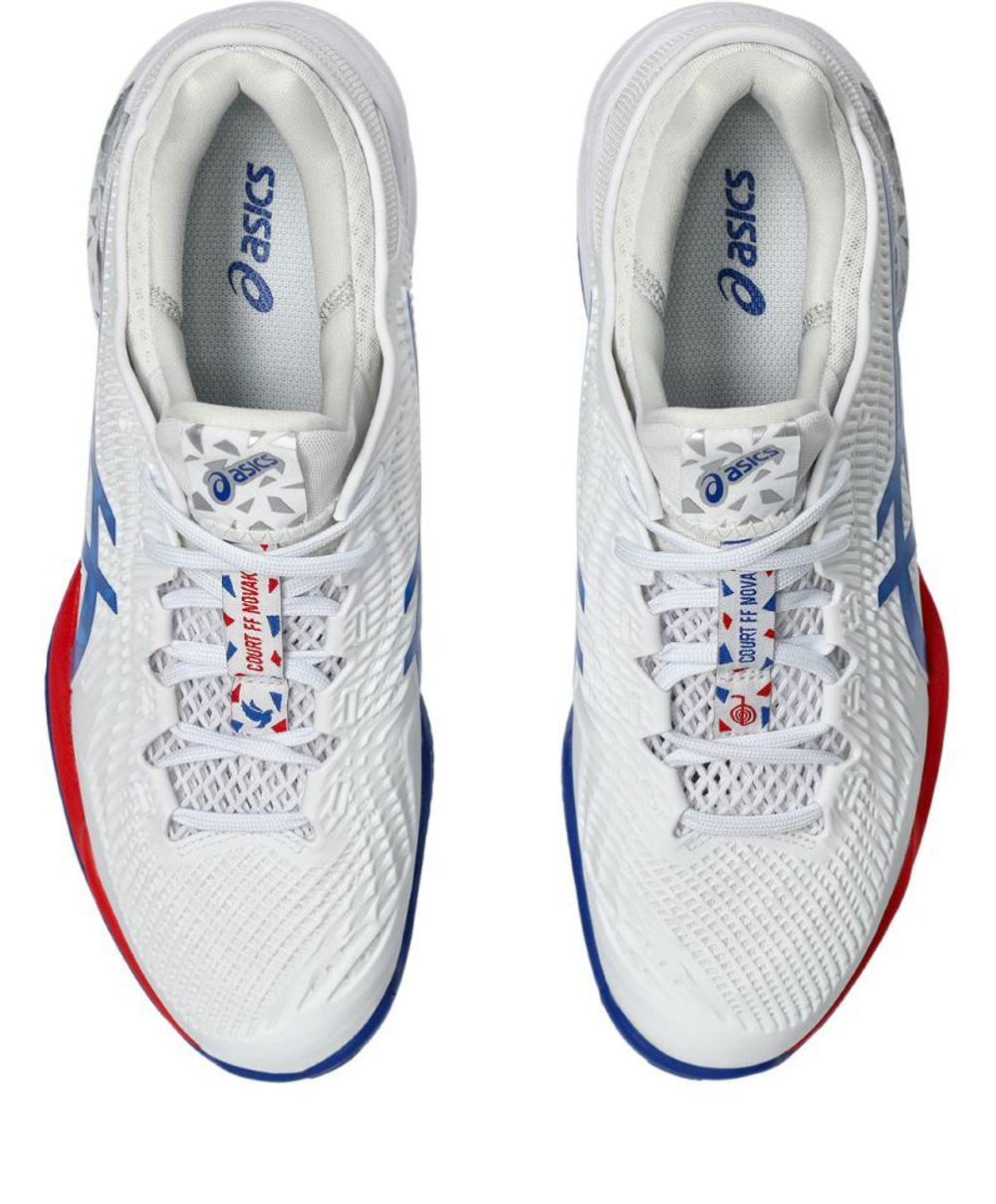 Мужские кроссовки теннисные Asics Court FF 3 Novak Clay - белый