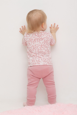 К 4718/бледно-лиловый брюки для девочки ясельного возраста