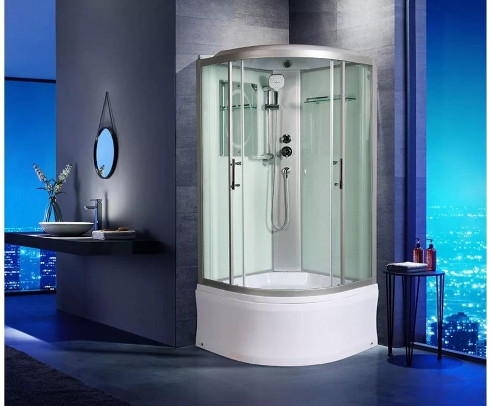 Душевая кабина WeltWasser (ВельтВассер) Halle 1002, с высоким поддоном, 100x100x217