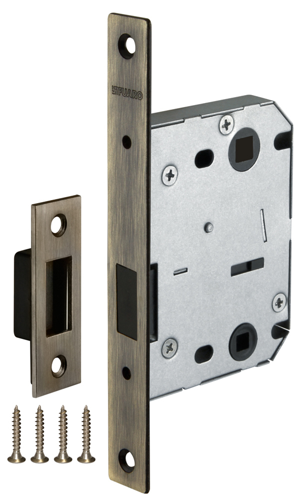 [ТОВАРА НЕТ В НАЛИЧИИ] Замок врезной магнитный Фуаро MAGNET M72-50 AB, цвет бронза (гарантия - 12 месяцев)