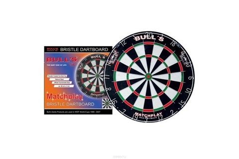 Мишень для дартса Bull’s Matchplay, сизаль, тонкая  (артикул 68230)