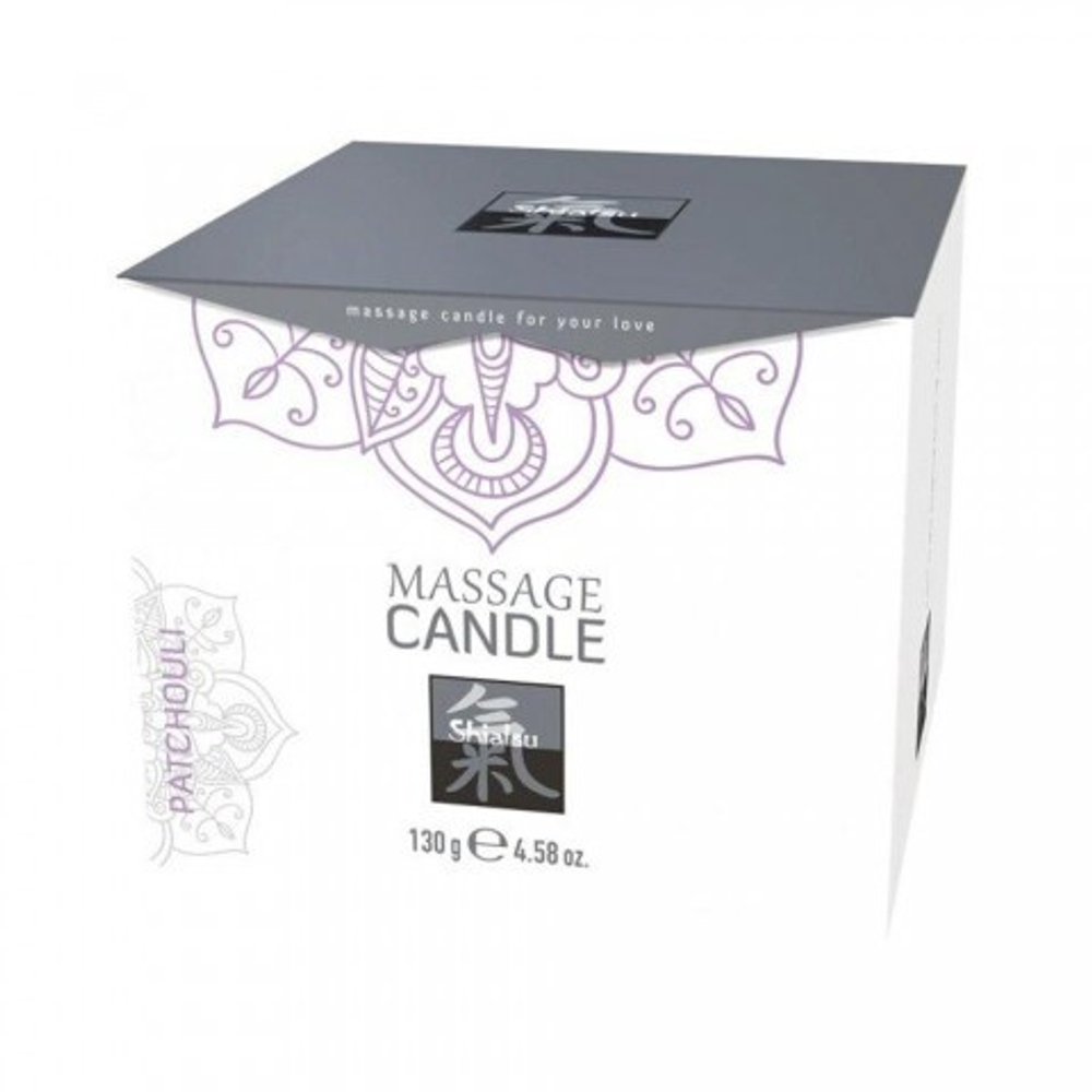 Массажные свечка с ароматом Пачули от Shiatsu 130 гр.