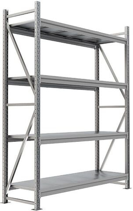 Напольный усиленный металлический стеллаж