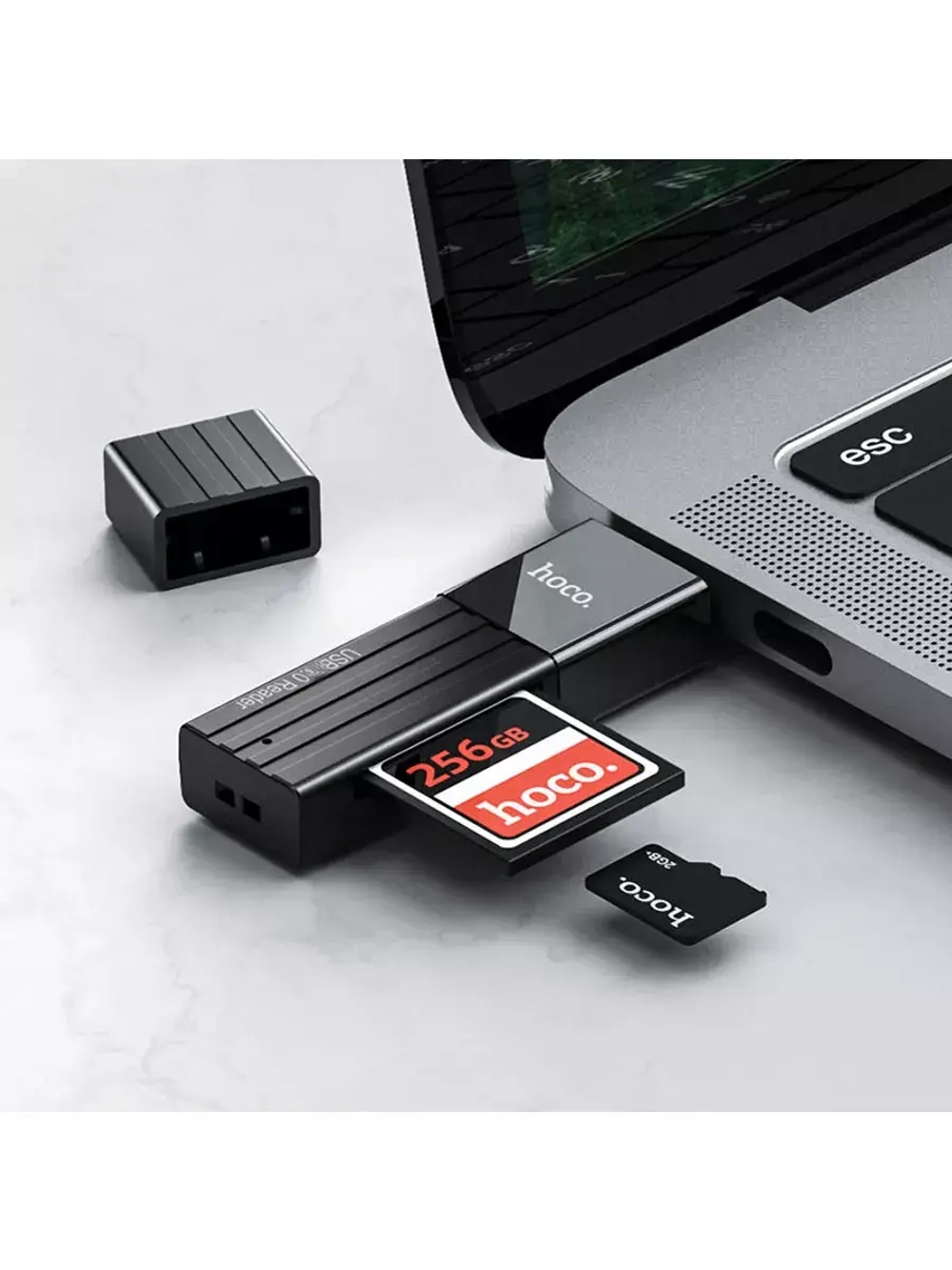 Картридер Hoco HB20 черный