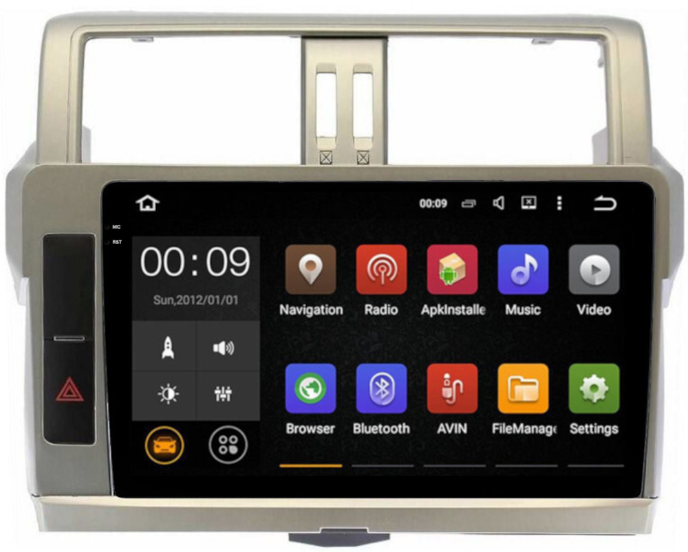 Магнитола для Toyota Land Cruiser Prado 150 2014-2017 - AIROC 2K RX-1116 Android 13, QLed+2K, ТОП процессор, 8/128, CarPlay, SIM-слот